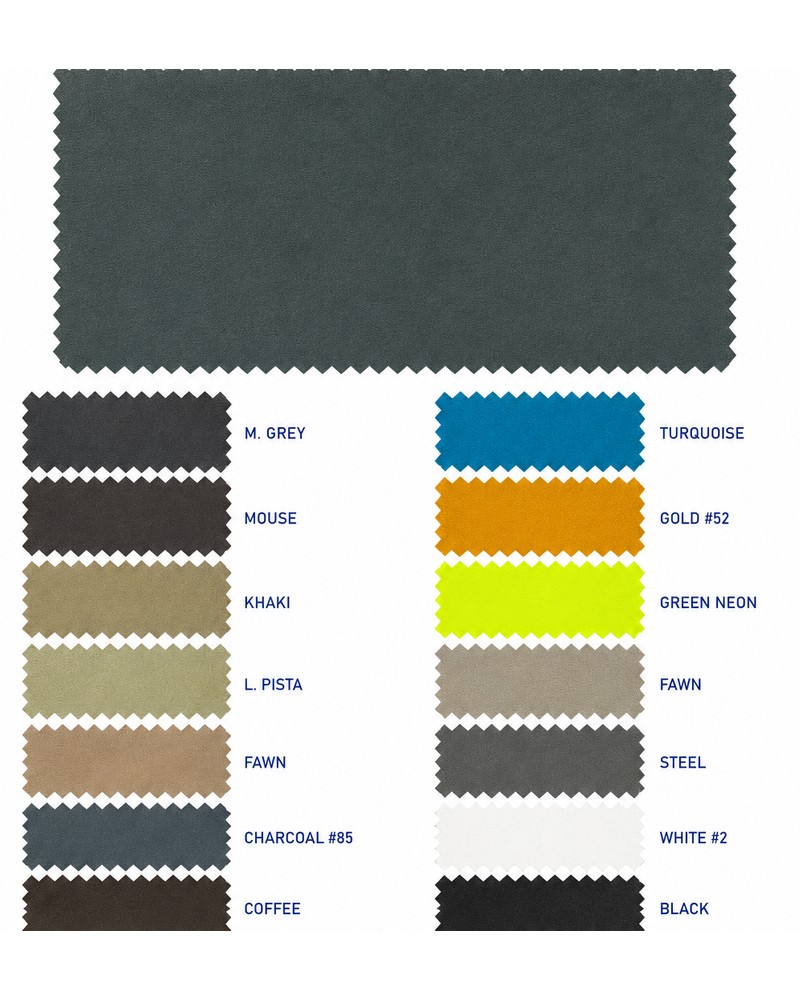 Macron fabric — available in 11 colours